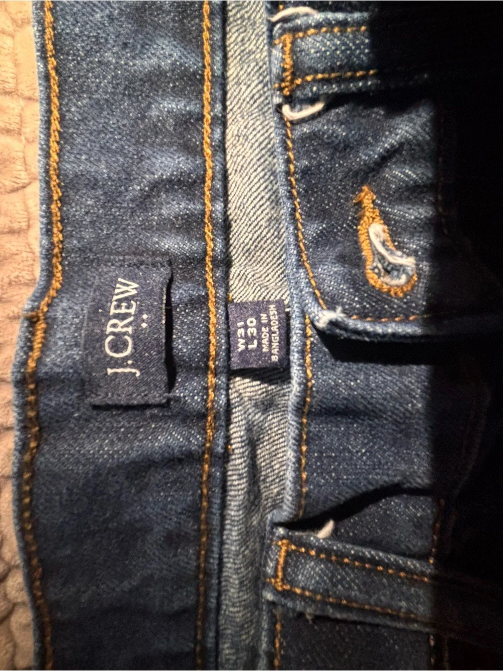J. Crew Classic Dark Blue Straight Jeans
